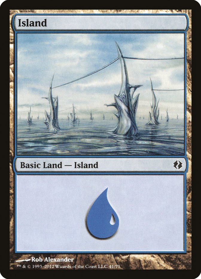 Island (41) [Duel Decks: Venser vs. Koth] | Tables and Towers