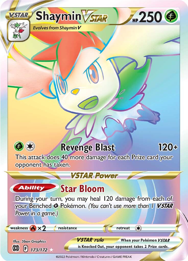 Shaymin VSTAR (173/172) [Sword & Shield: Brilliant Stars] | Tables and Towers