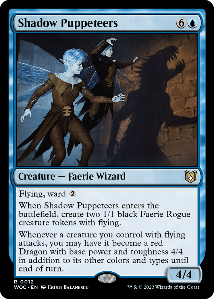 Shadow Puppeteers [Wilds of Eldraine Commander] | Tables and Towers