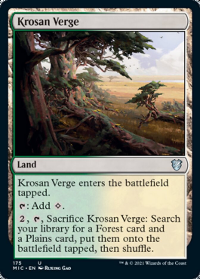 Krosan Verge [Innistrad: Midnight Hunt Commander] | Tables and Towers