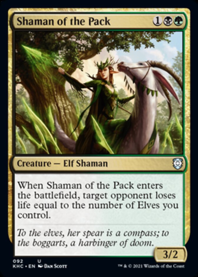 Shaman of the Pack [Kaldheim Commander] | Tables and Towers