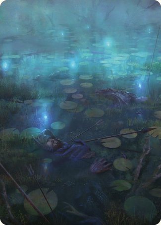 The Dead Marshes Art Card [The Lord of the Rings: Tales of Middle-earth Art Series] | Tables and Towers