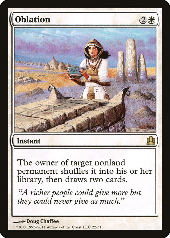 Oblation [Commander 2011] | Tables and Towers