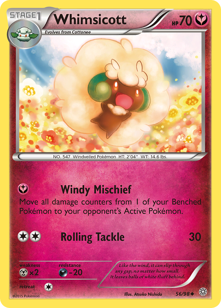 Whimsicott (56/98) [XY: Ancient Origins] | Tables and Towers