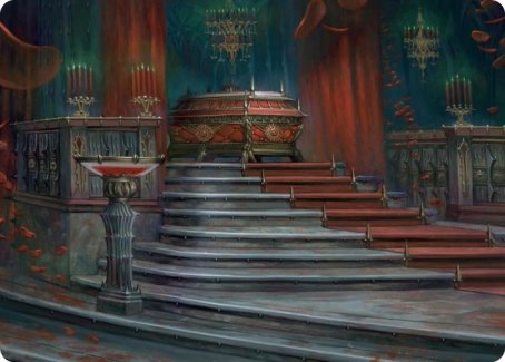 Edgar Markov's Coffin Art Card [Innistrad: Crimson Vow Art Series] | Tables and Towers