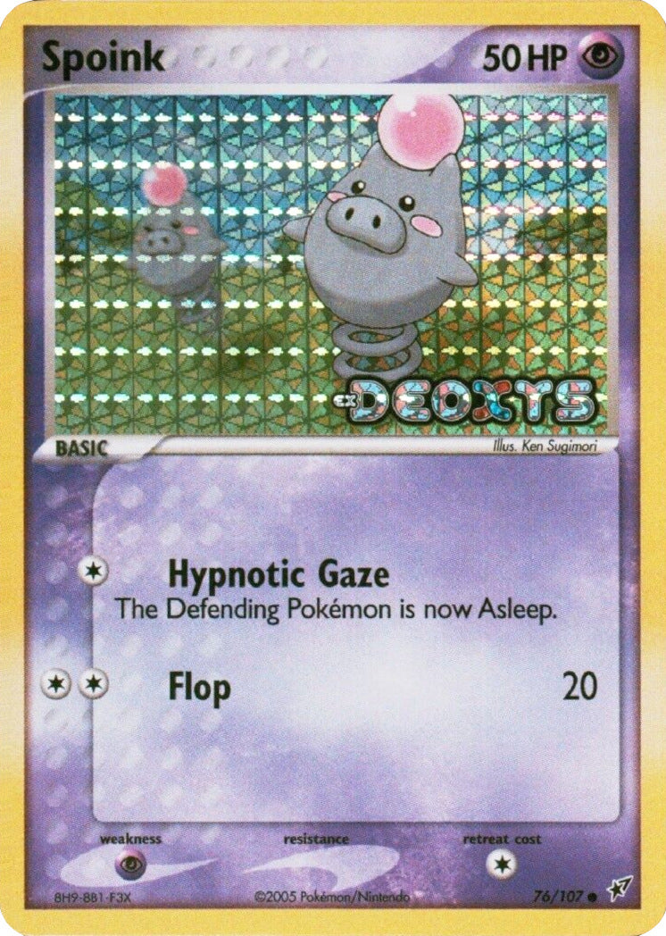 Spoink (76/107) (Stamped) [EX: Deoxys] | Tables and Towers