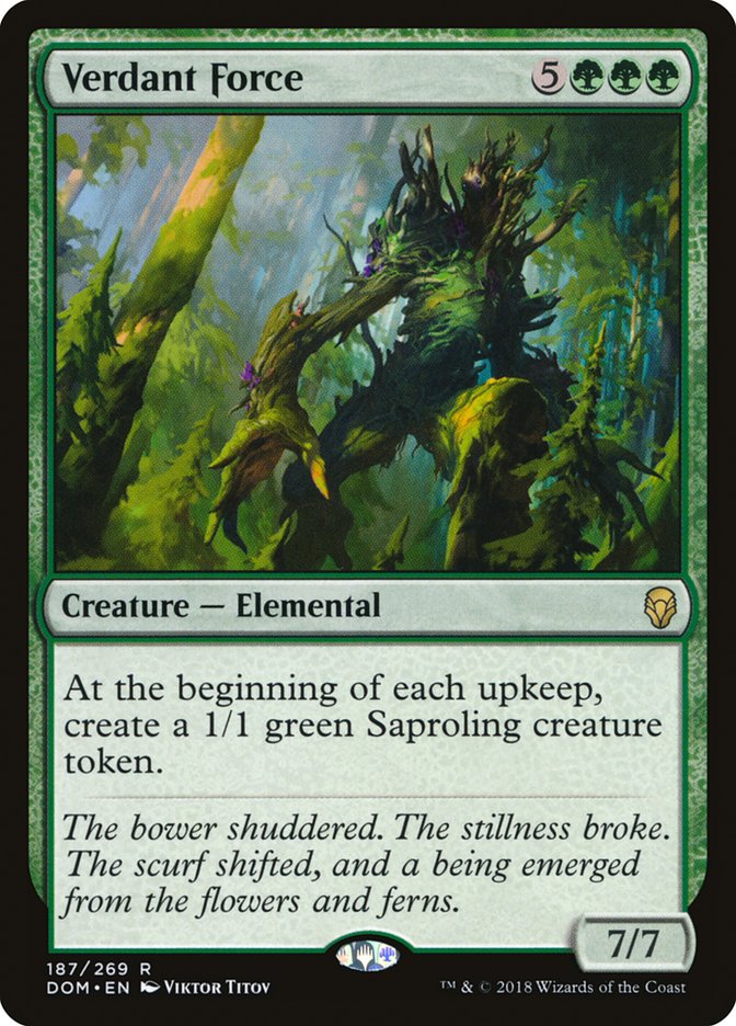 Verdant Force [Dominaria] | Tables and Towers