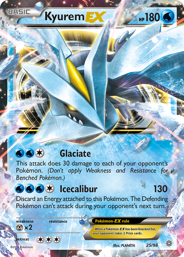 Kyurem EX (25/98) [XY: Ancient Origins] | Tables and Towers