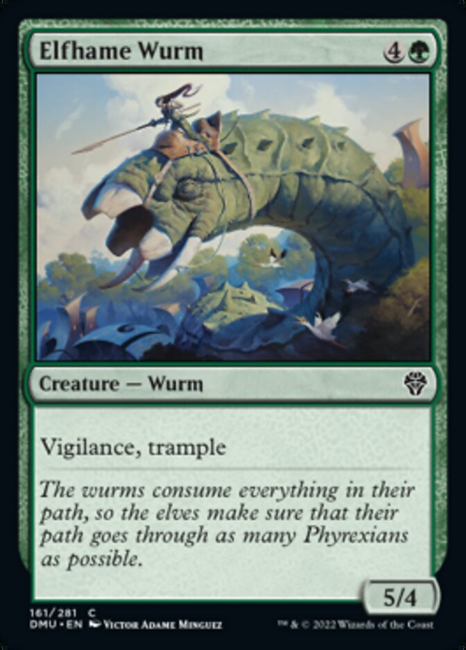 Elfhame Wurm [Dominaria United] | Tables and Towers