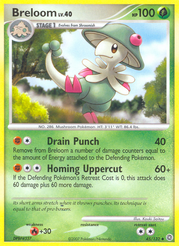 Breloom (45/132) [Diamond & Pearl: Secret Wonders] | Tables and Towers