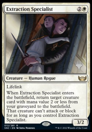 Extraction Specialist (Promo Pack) [Streets of New Capenna Promos] | Tables and Towers