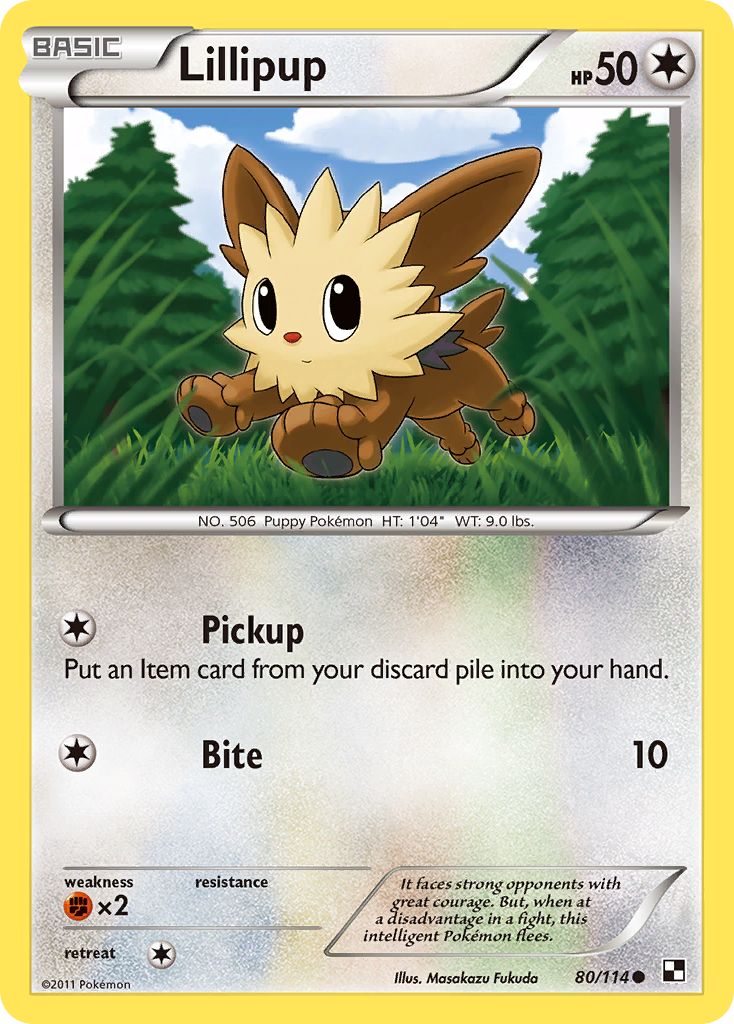 Lillipup (80/114) [Black & White: Base Set] | Tables and Towers