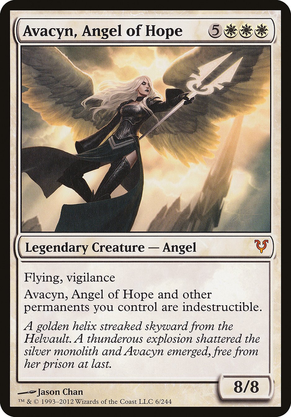 Avacyn, Angel of Hope (Oversized) [Open the Helvault] | Tables and Towers