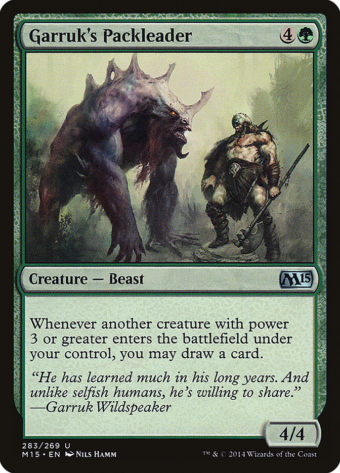 Garruk's Packleader [Magic 2015] | Tables and Towers