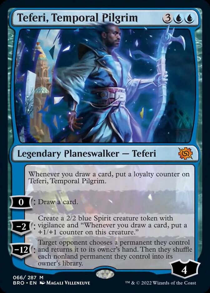 Teferi, Temporal Pilgrim [The Brothers' War] | Tables and Towers