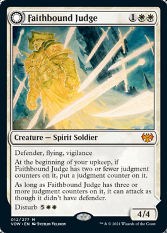 Faithbound Judge // Sinner's Judgment [Innistrad: Crimson Vow] | Tables and Towers