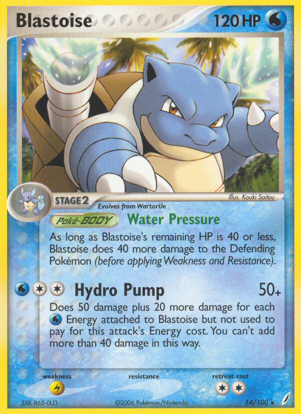 Blastoise (14/100) [EX: Crystal Guardians] | Tables and Towers