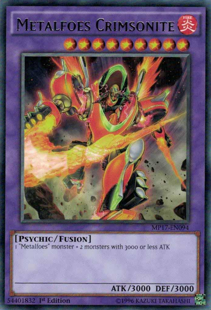 Metalfoes Crimsonite [MP17-EN094] Rare | Tables and Towers