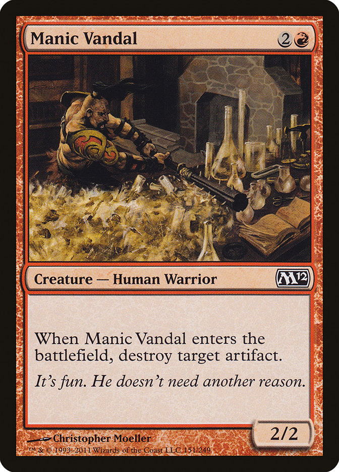 Manic Vandal [Magic 2012] | Tables and Towers