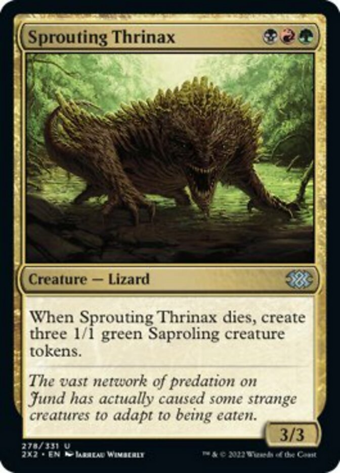 Sprouting Thrinax [Double Masters 2022] | Tables and Towers