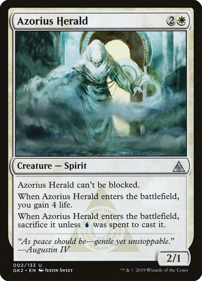 Azorius Herald [Ravnica Allegiance Guild Kit] | Tables and Towers