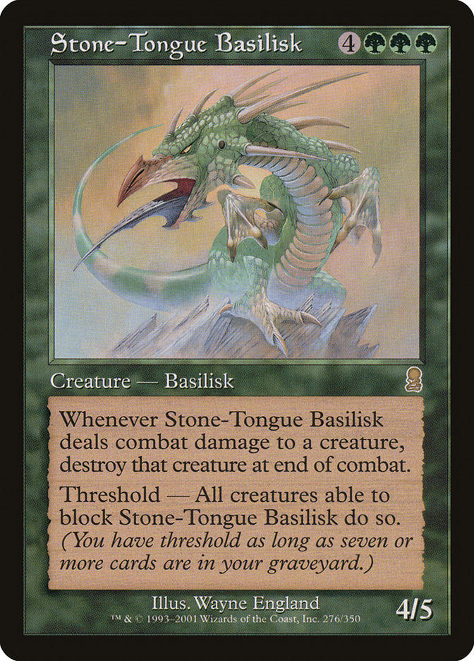 Stone-Tongue Basilisk [Odyssey] | Tables and Towers