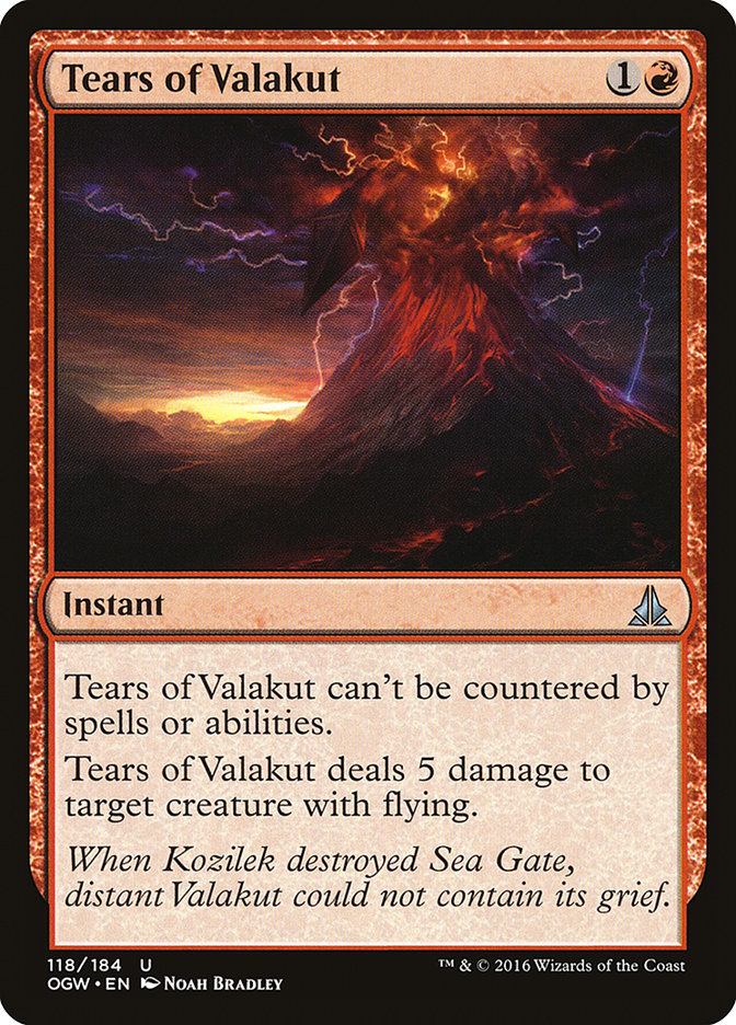 Tears of Valakut [Oath of the Gatewatch] | Tables and Towers