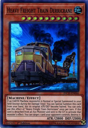 Heavy Freight Train Derricrane [INCH-EN046] Super Rare | Tables and Towers