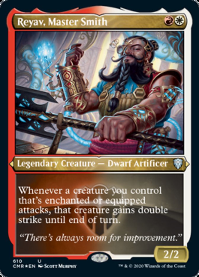 Reyav, Master Smith (Etched) [Commander Legends] | Tables and Towers