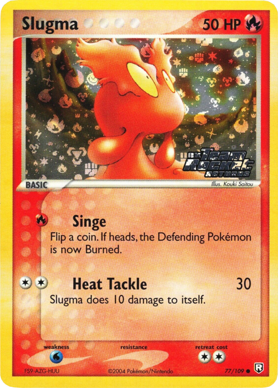 Slugma (77/109) (Stamped) [EX: Team Rocket Returns] | Tables and Towers