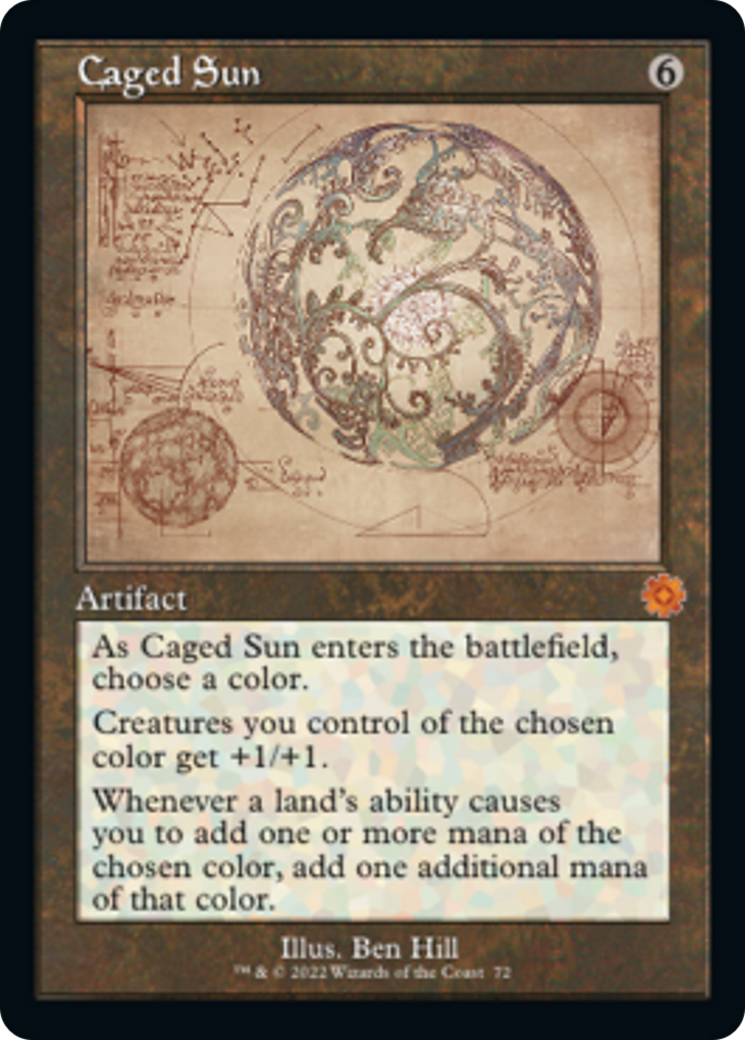 Caged Sun (Retro Schematic) [The Brothers' War Retro Artifacts] | Tables and Towers