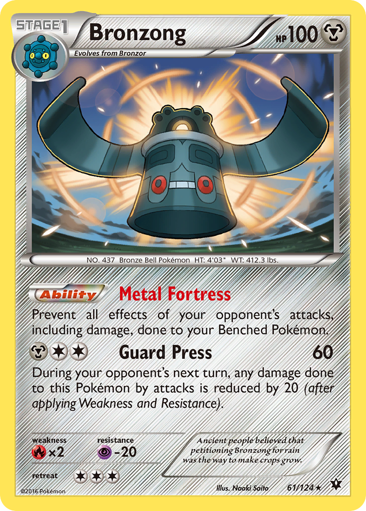 Bronzong (61/124) [XY: Fates Collide] | Tables and Towers