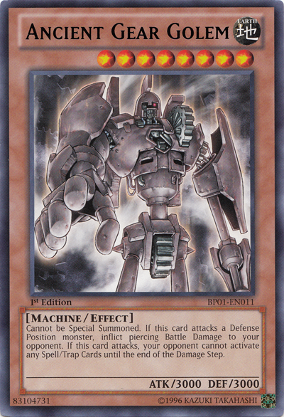 Ancient Gear Golem [BP01-EN011] Rare | Tables and Towers