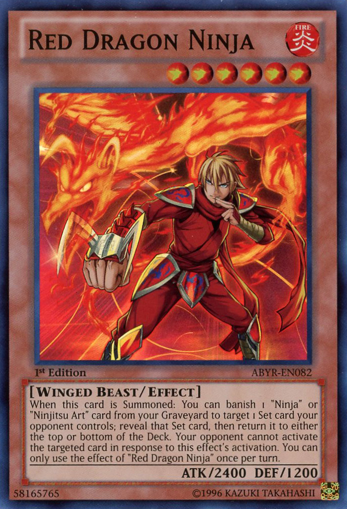 Red Dragon Ninja [ABYR-EN082] Super Rare | Tables and Towers