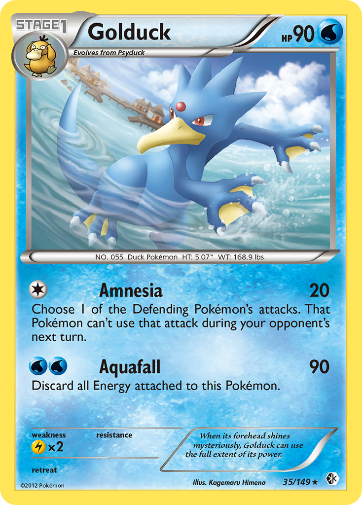 Golduck (35/149) [Black & White: Boundaries Crossed] | Tables and Towers