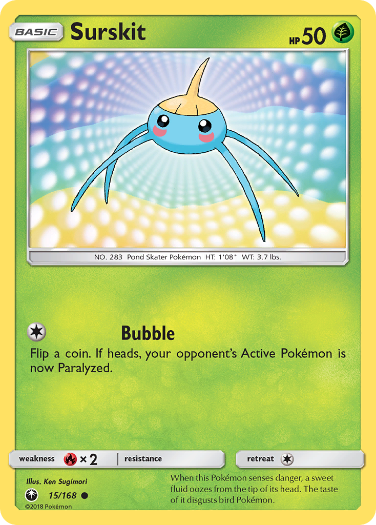 Surskit (15/168) [Sun & Moon: Celestial Storm] | Tables and Towers