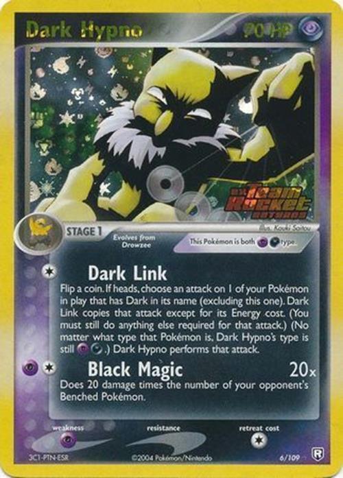 Dark Hypno (6/109) (Stamped) [EX: Team Rocket Returns] | Tables and Towers