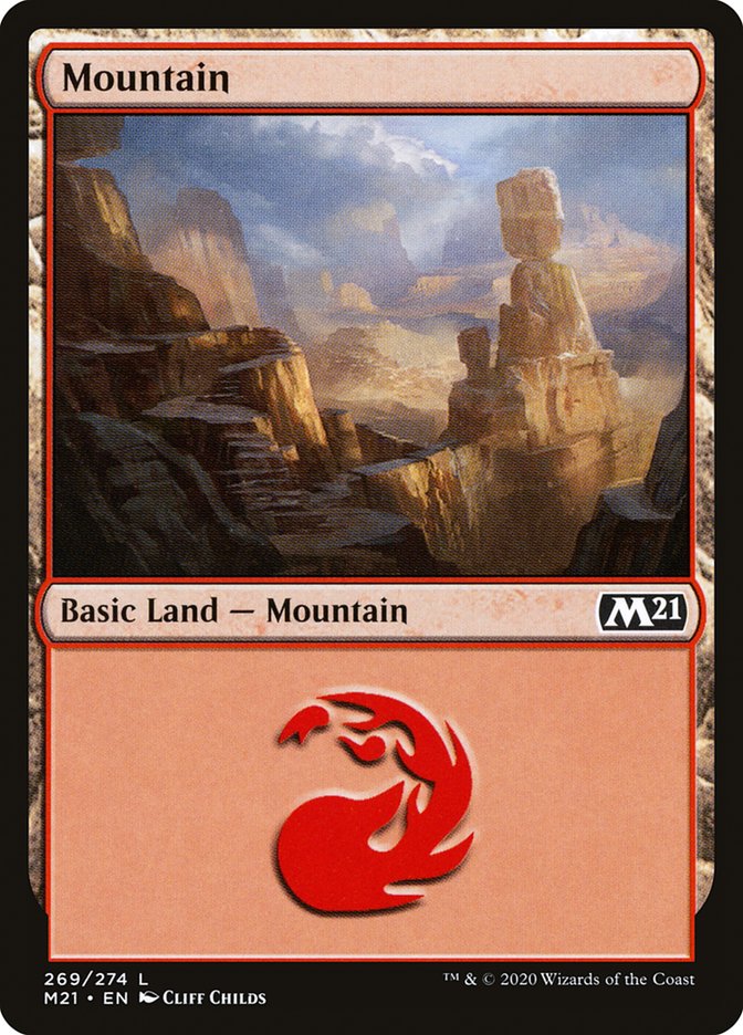 Mountain (269) [Core Set 2021] | Tables and Towers