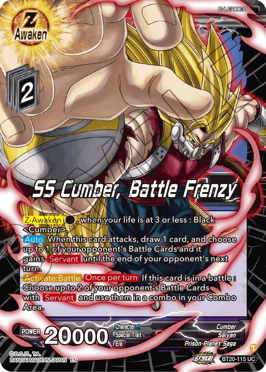 SS Cumber, Battle Frenzy (BT20-115) [Power Absorbed] | Tables and Towers