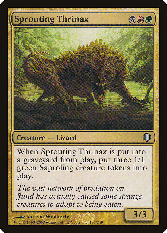 Sprouting Thrinax [Shards of Alara] | Tables and Towers