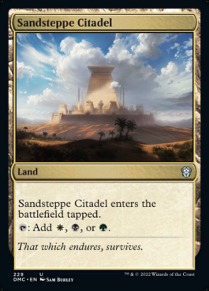 Sandsteppe Citadel [Dominaria United Commander] | Tables and Towers