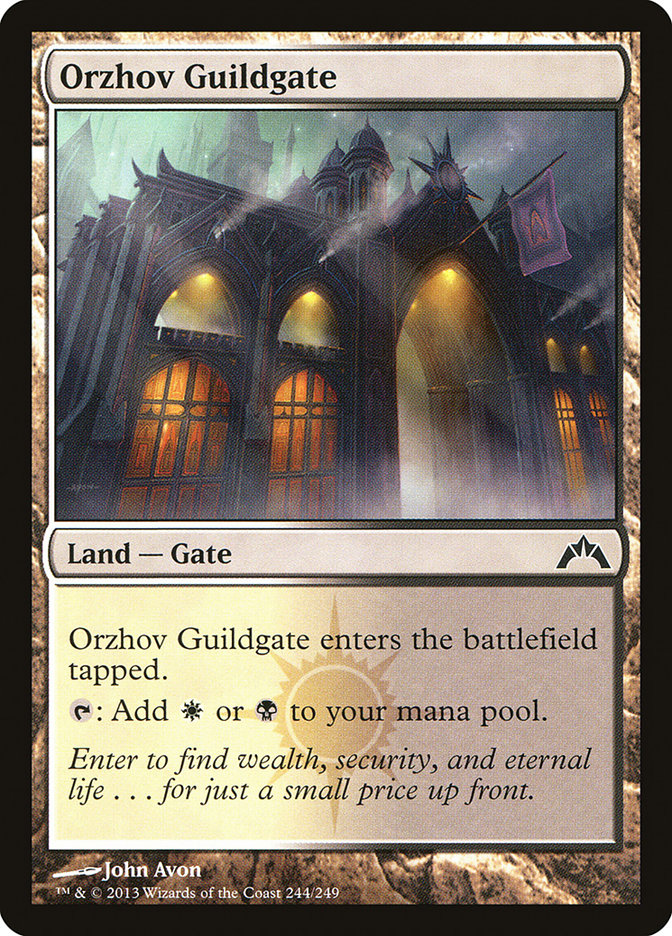 Orzhov Guildgate [Gatecrash] | Tables and Towers