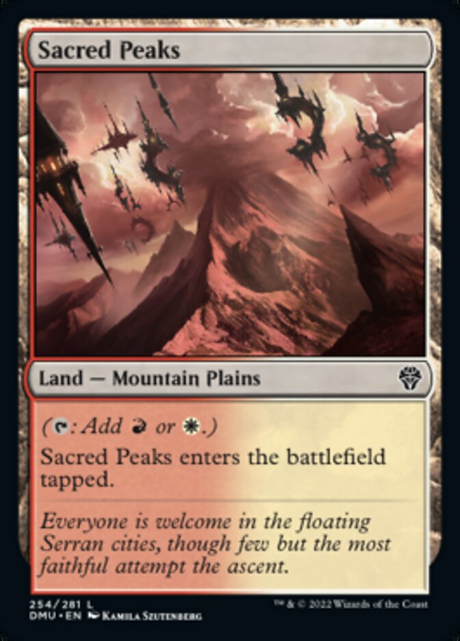 Sacred Peaks [Dominaria United] | Tables and Towers