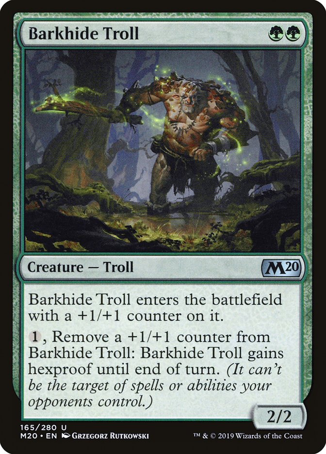 Barkhide Troll [Core Set 2020] | Tables and Towers