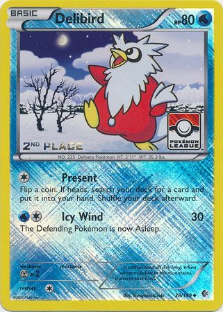 Delibird (38/149) (League Promo 2nd Place) [Black & White: Boundaries Crossed] | Tables and Towers