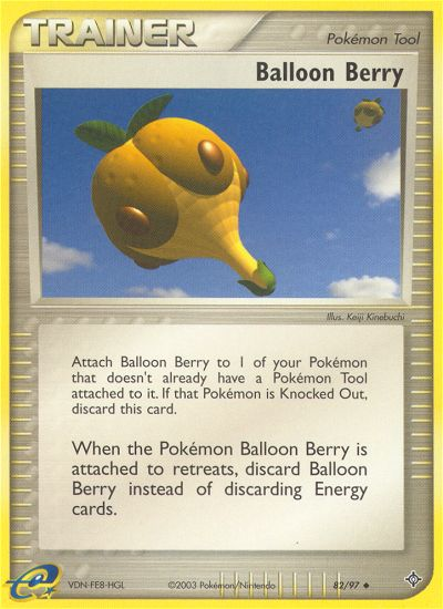 Balloon Berry (82/97) [EX: Dragon] | Tables and Towers