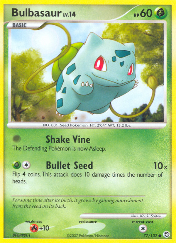 Bulbasaur (77/132) [Diamond & Pearl: Secret Wonders] | Tables and Towers