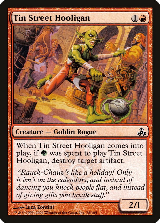 Tin Street Hooligan [Guildpact] | Tables and Towers