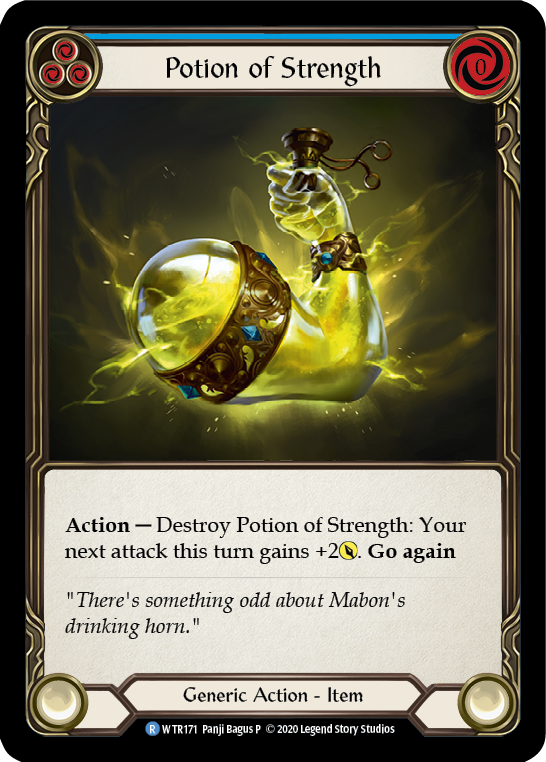 Potion of Strength [U-WTR171] (Welcome to Rathe Unlimited)  Unlimited Rainbow Foil | Tables and Towers