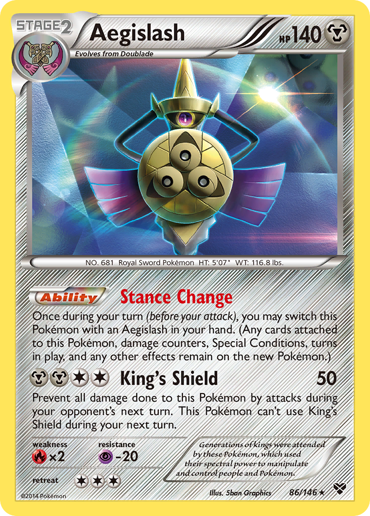 Aegislash (86/146) [XY: Base Set] | Tables and Towers